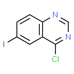 ChemSpider 2D Image | 4-Chloro-6-iodoquinazoline | C8H4ClIN2