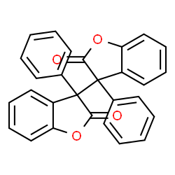ChemSpider 2D Image | 3,3'-Diphenyl-3,3'-bi-1-benzofuran-2,2'(3H,3'H)-dione | C28H18O4