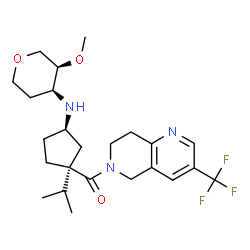 ChemSpider 2D Image | MK-0812 | C24H34F3N3O3