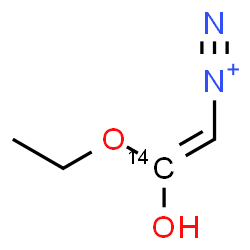 ChemSpider 2D Image | (Z)-2-Ethoxy-2-hydroxy(2-~14~C)ethenediazonium | C314CH7N2O2