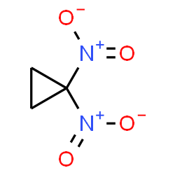 ChemSpider 2D Image | 1,1-Dinitrocyclopropane | C3H4N2O4