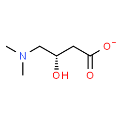 ChemSpider 2D Image | (3S)-4-(Dimethylamino)-3-hydroxybutanoate | C6H12NO3