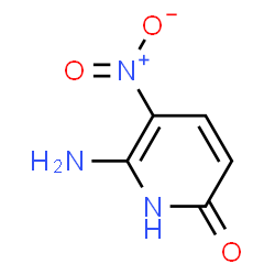 ChemSpider 2D Image | 6-amino-5-nitropyridin-2-ol | C5H5N3O3