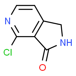 ChemSpider 2D Image | 4-Chloro-1H,2H,3H-pyrrolo[3,4-c]pyridin-3-one | C7H5ClN2O
