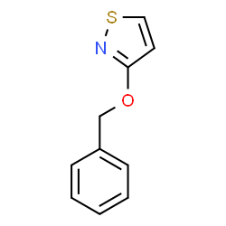 ChemSpider 2D Image | 3-(Benzyloxy)-1,2-thiazole | C10H9NOS