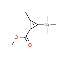 ChemSpider 2D Image | ethyl 2-Methyl-3-(triMethylsilyl)cycloprop-2-enecarboxylate | C10H18O2Si
