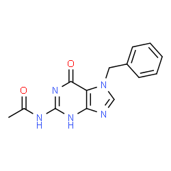 ChemSpider 2D Image | N2-acetyl-7-benzylguanine | C14H13N5O2