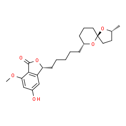 ChemSpider 2D Image | Spirolaxine | C23H32O6