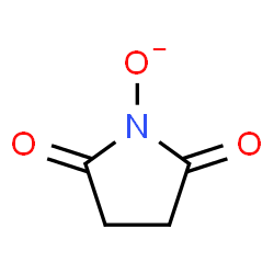 ChemSpider 2D Image | 2,5-Dioxo-1-pyrrolidinolate | C4H4NO3