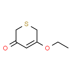 ChemSpider 2D Image | 5-Ethoxy-2H-thiopyran-3(6H)-one | C7H10O2S