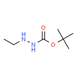 ChemSpider 2D Image | tert-butyl 2-ethylhydrazinecarboxylate | C7H16N2O2