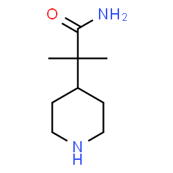ChemSpider 2D Image | 2-Methyl-2-(4-piperidinyl)propanamide | C9H18N2O