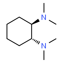 ChemSpider 2D Image | (1R,2R)-N,N,N,N-tetramethyl-1,2-cyclohexanediamine | C10H22N2