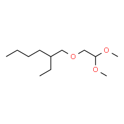 ChemSpider 2D Image | 3-[(2,2-Dimethoxyethoxy)methyl]heptane | C12H26O3