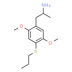 ChemSpider 2D Image | 2,5-DIMETHOXY-4-PROPYLTHIOAMPHETAMINE | C14H23NO2S