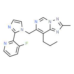 ChemSpider 2D Image | Adipiplon | C18H18FN7