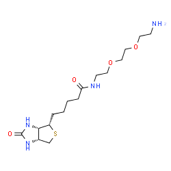 ChemSpider 2D Image | Biotin PEG2 amine | C16H30N4O4S