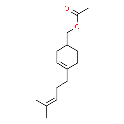 ChemSpider 2D Image | 4-(4-methylpenten-3-yl)cyclohex-3-ene-1-methyl acetate | C15H24O2