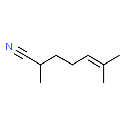 ChemSpider 2D Image | 2,6-Dimethyl-5-heptenenitrile | C9H15N