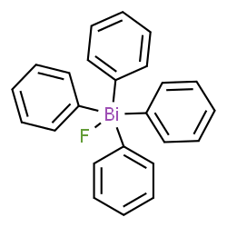 ChemSpider 2D Image | Fluoro(tetraphenyl)-lambda~5~-bismuthane | C24H20BiF