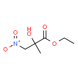 ChemSpider 2D Image | Ethyl 2-hydroxy-2-methyl-3-nitropropanoate | C6H11NO5