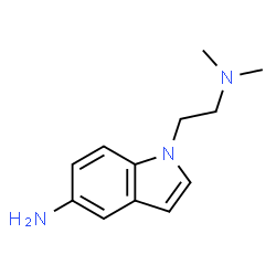 ChemSpider 2D Image | 1-[2-(Dimethylamino)ethyl]-1H-indol-5-amine | C12H17N3