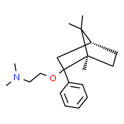 ChemSpider 2D Image | N,N-Dimethyl-2-{[(1R,4R)-1,7,7-trimethyl-2-phenylbicyclo[2.2.1]hept-2-yl]oxy}ethanamine | C20H31NO