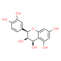 ChemSpider 2D Image | (2R,3R,4R)-2-(3,4-Dihydroxyphenyl)-3,4,5,7-chromanetetrol | C15H14O7