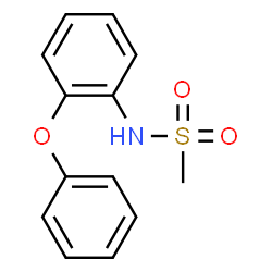 ChemSpider 2D Image | N-(2-Phenoxyphenyl)methanesulfonamide | C13H13NO3S