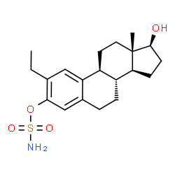 ChemSpider 2D Image | (17beta)-2-Ethyl-17-hydroxyestra-1(10),2,4-trien-3-yl sulfamate | C20H29NO4S