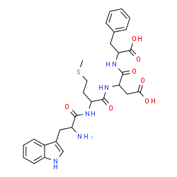 ChemSpider 2D Image | trp-met-asp-phe | C29H35N5O7S