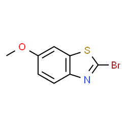 ChemSpider 2D Image | 2-Bromo-6-methoxybenzothiazole | C8H6BrNOS