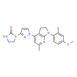 ChemSpider 2D Image | Emicerfont | C22H24N6O2