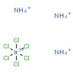 ChemSpider 2D Image | Triammonium hexachloroiridate(3-) | H12Cl6IrN3