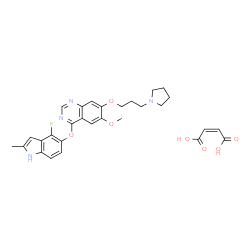 ChemSpider 2D Image | Cediranib maleate | C29H31FN4O7