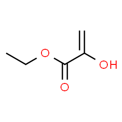 ChemSpider 2D Image | Ethyl 2-hydroxyacrylate | C5H8O3