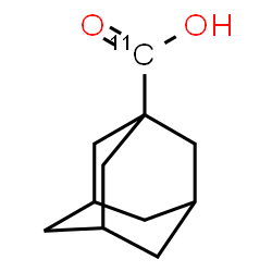 ChemSpider 2D Image | 1-Adamantane(~11~C)carboxylic acid | C1011CH16O2