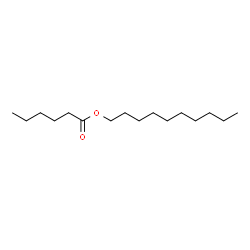 ChemSpider 2D Image | Decyl caproate | C16H32O2