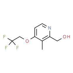 ChemSpider 2D Image | 3-Methyl-4-(2,2,2-trifluoroethoxy)-2-pyridinemethanol | C9H10F3NO2