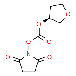 ChemSpider 2D Image | 1-({[(3S)-Tetrahydro-3-furanyloxy]carbonyl}oxy)-2,5-pyrrolidinedione | C9H11NO6