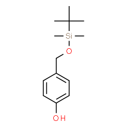 ChemSpider 2D Image | 4-({[Dimethyl(2-methyl-2-propanyl)silyl]oxy}methyl)phenol | C13H22O2Si