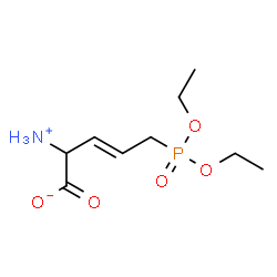 ChemSpider 2D Image | (3E)-2-Ammonio-5-(diethoxyphosphoryl)-3-pentenoate | C9H18NO5P