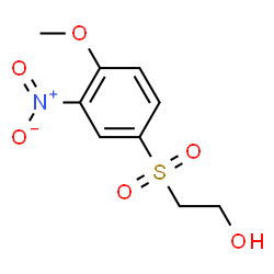 ChemSpider 2D Image | 2-[(4-Methoxy-3-nitrophenyl)sulfonyl]ethanol | C9H11NO6S