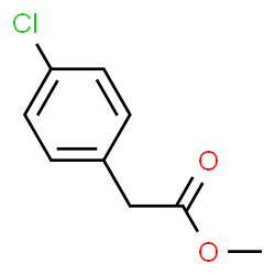 ChemSpider 2D Image | Methyl 4-chlorophenylacetate | C9H9ClO2