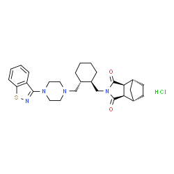 ChemSpider 2D Image | Lurasidone Hydrochloride | C28H37ClN4O2S