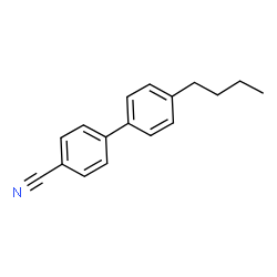 ChemSpider 2D Image | 4-cyano-4'-butylbiphenyl | C17H17N