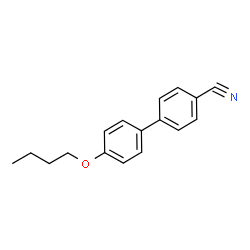 ChemSpider 2D Image | 4-Butoxy-4'-cyanobiphenyl | C17H17NO