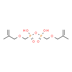 ChemSpider 2D Image | Bis{[(2-methyl-2-propen-1-yl)oxy]methyl}diphosphonic acid | C10H20O7P2