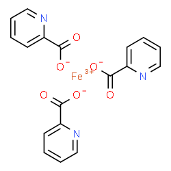 ChemSpider 2D Image | Iron Picolinate | C18H12FeN3O6