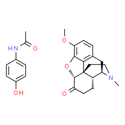 ChemSpider 2D Image | Hydrocodone/paracetamol | C26H30N2O5